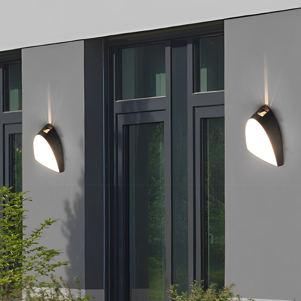 Creative LED Waterproof Aluminum Black Modern Outdoor Wall Sconce Lighting