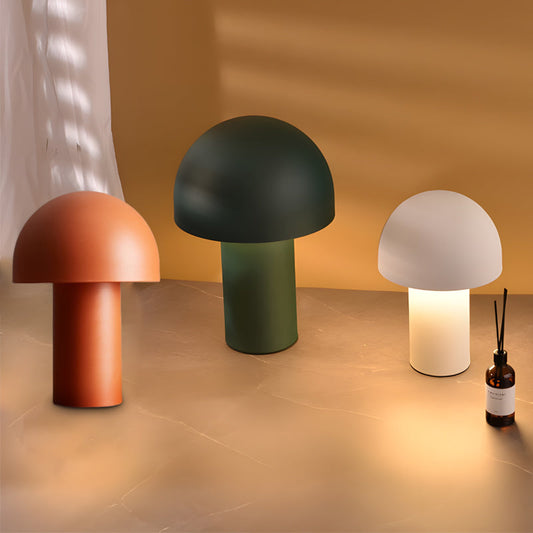 Touch-Control Dome Mushroom Frosted Ambient Table Lamp