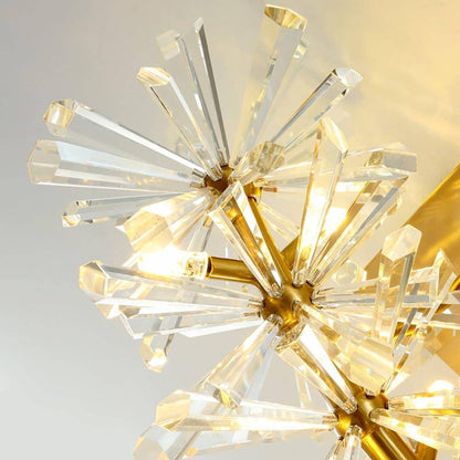 Mira Clear Crystal Wall Sconce