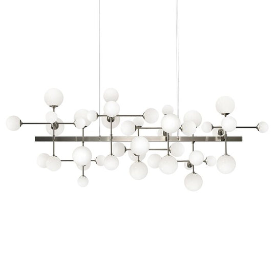 Nebula 11-Light LED Pendant in Satin Nickel