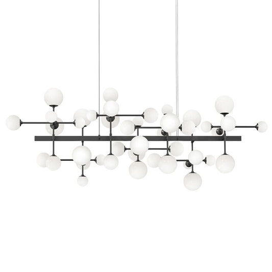 Nebula 11-Light LED Pendant in Satin Black