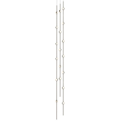 Constellation 18-Light LED Pendant in Satin Nickel