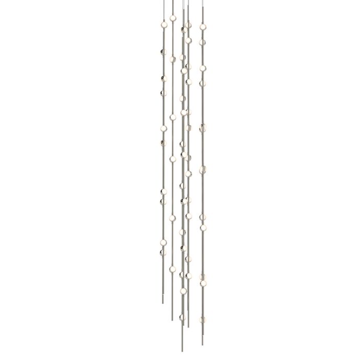 Constellation 55-Light LED Pendant in Satin Nickel