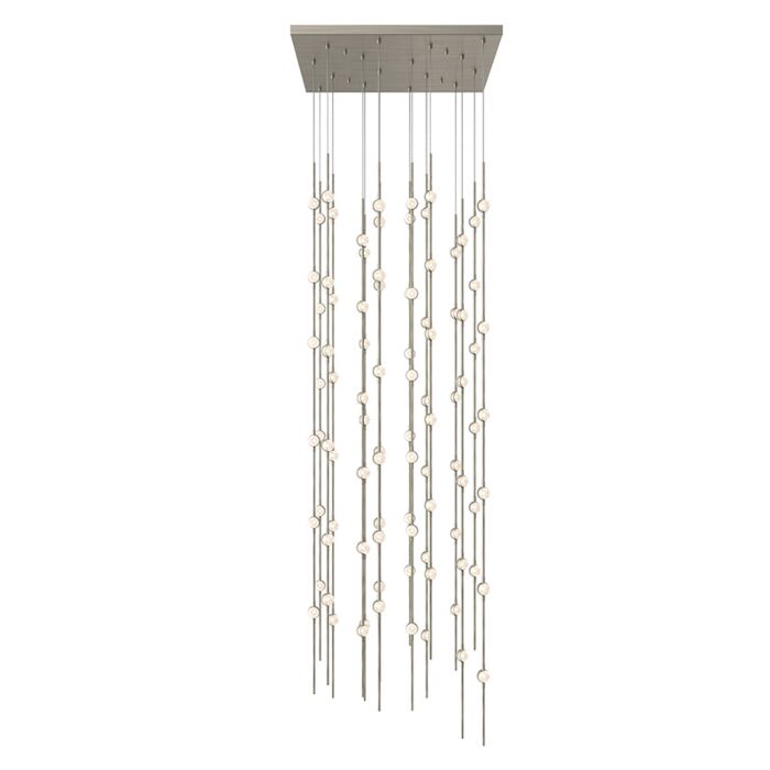 Constellation 96-Light LED Pendant in Satin Nickel