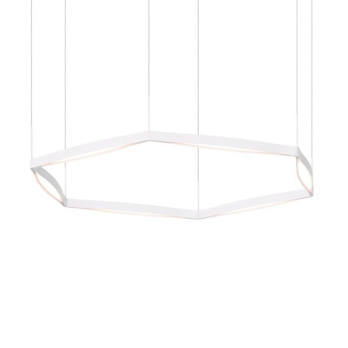 Ola 6-Light LED Pendant in Satin White