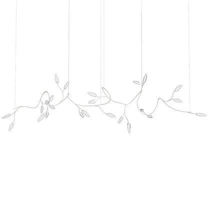 Vines 26-Light LED Pendant in Satin White