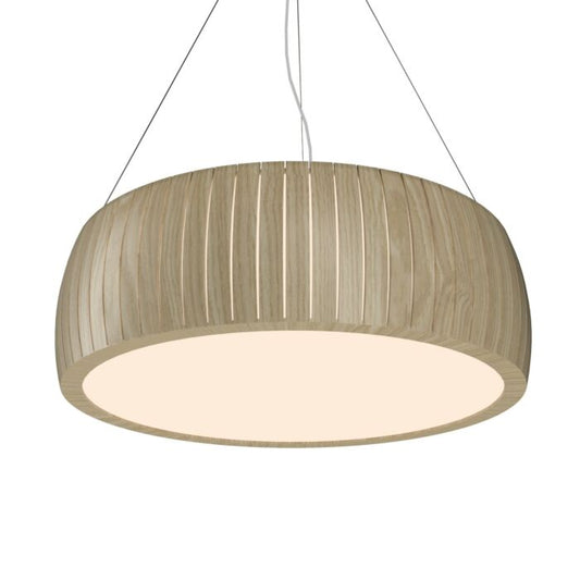 Barrel LED Pendant in Sand