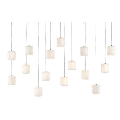 Dove 15-Light 1Pendant in White