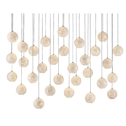 Finhorn 30-Light Pendant in Pearl