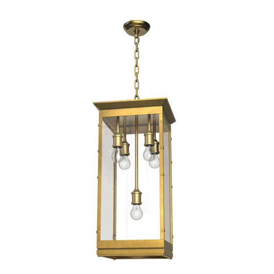 Douglas 5-Light Pendant in Vintage Brass