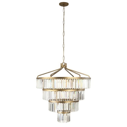 Social Club 19-Light Pendant in Havana Gold