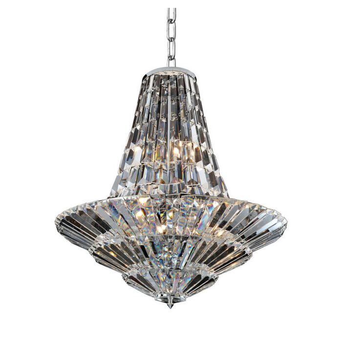 Auletta 12-Light 1Chandelier in Chrome