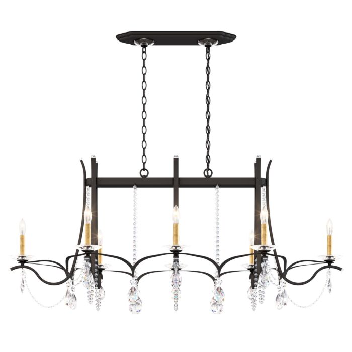 Vesca 8-Light Chandelier in Black