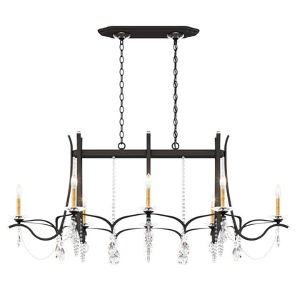 Vesca 8-Light Chandelier in Black