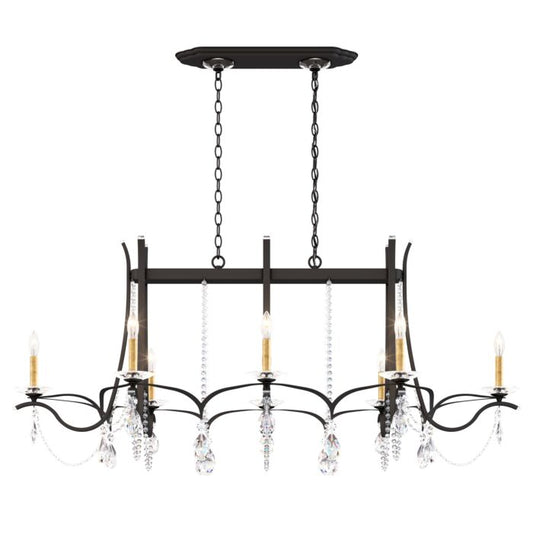 Vesca 8-Light Chandelier in Black