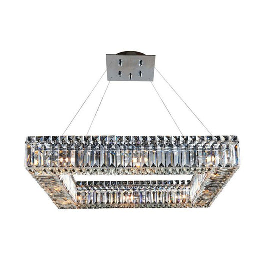 Quadro 12-Light 1Pendant in Chrome