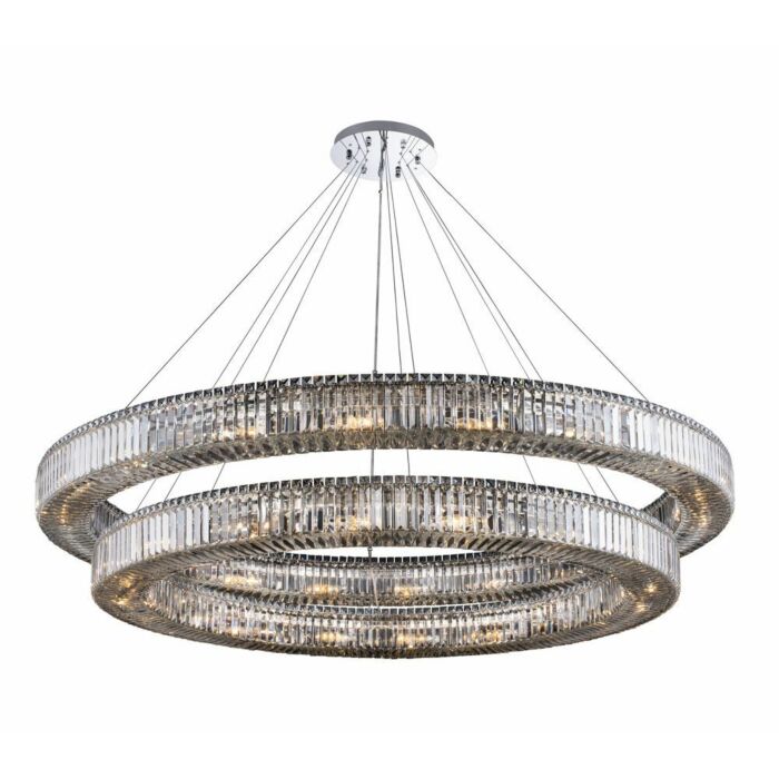 Rondelle Contemporary Chandelier in Polished Chrome