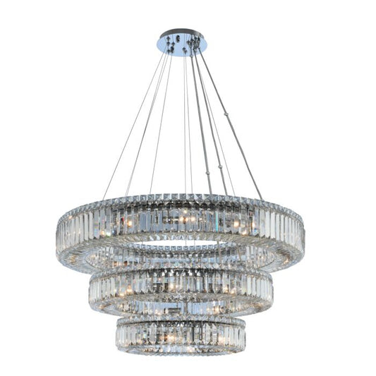 Rondelle Pendant Light in Chrome