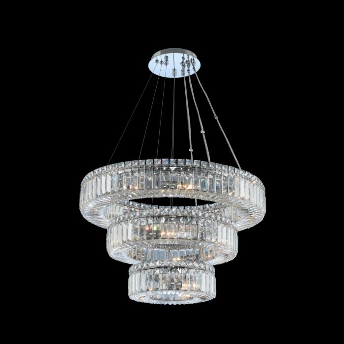 Rondelle Pendant Light in Chrome