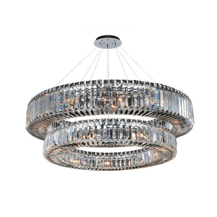 Rondelle 21-Light 2Pendant in Chrome