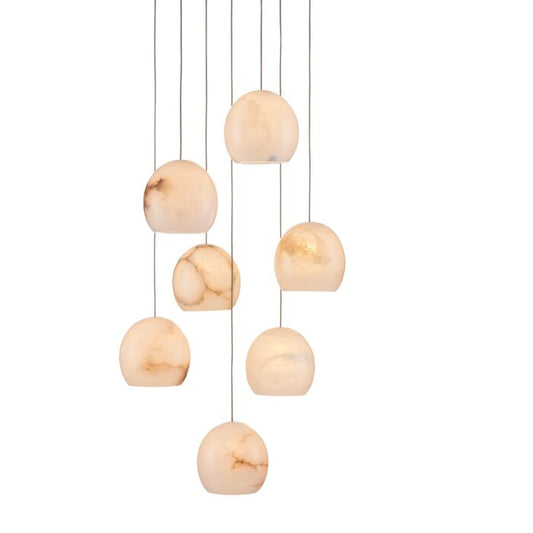 Lazio 7-Light Pendant in White