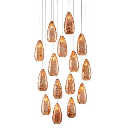 Rame 15-Light 1Pendant in Copper