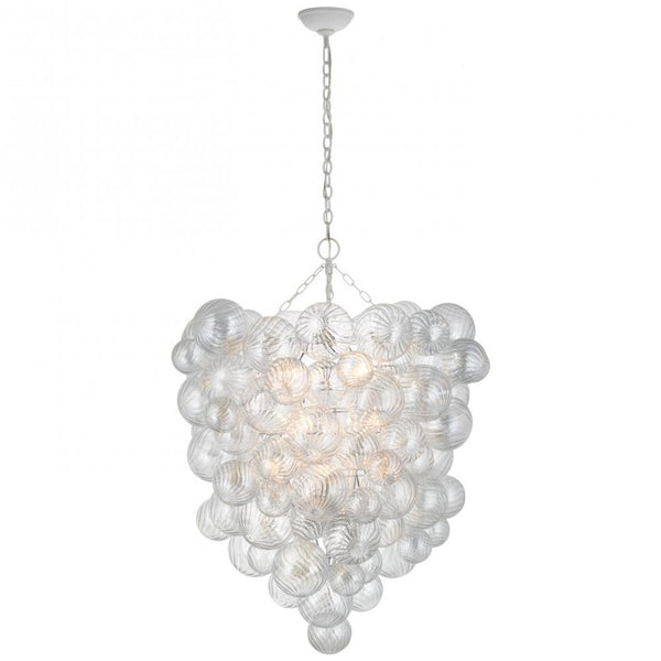 Entry Chandelier, 12-Light, LED, Plaster White, 36.5"W (JN 5114PW-CG CWY6T)