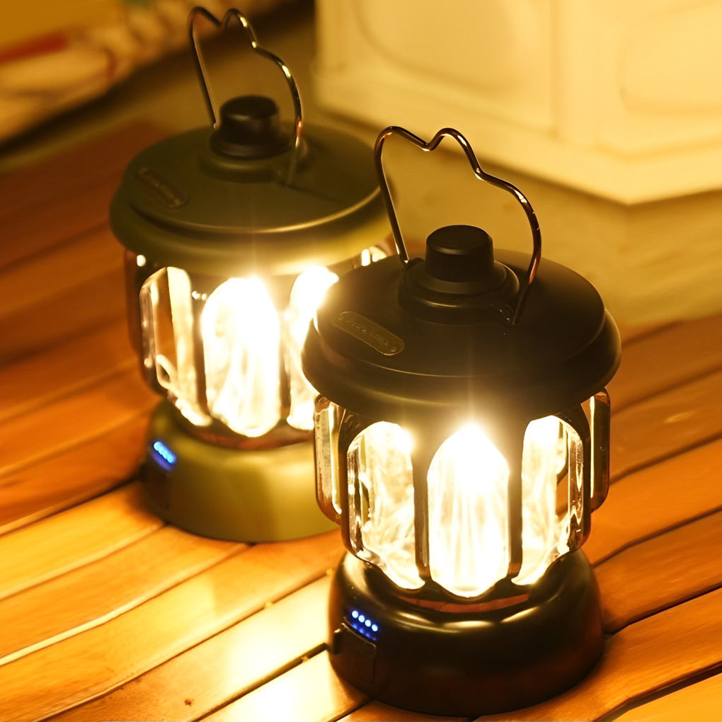 Portable Multi-function LED Waterproof Rechargeable Outdoor Lanterns