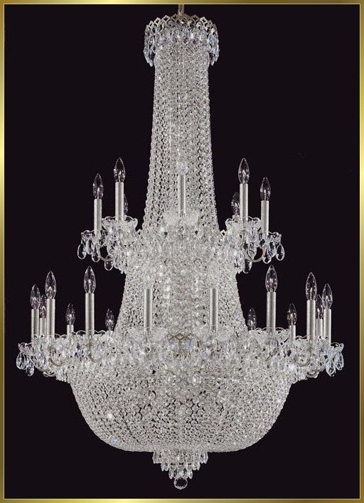 Ballroom/ foyer/ entryway crystal chandelier