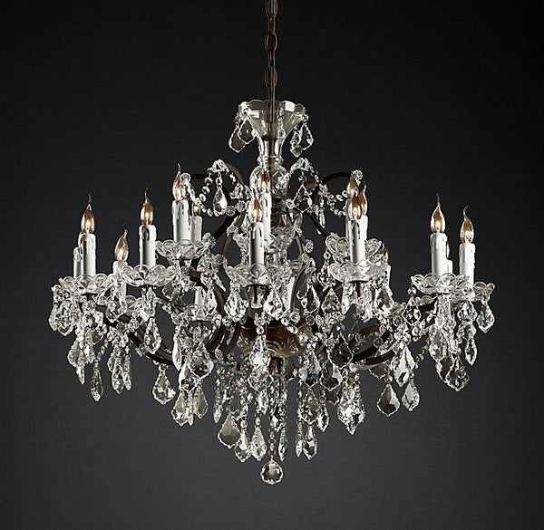 Modern style 18 lights crystal candle chandelier