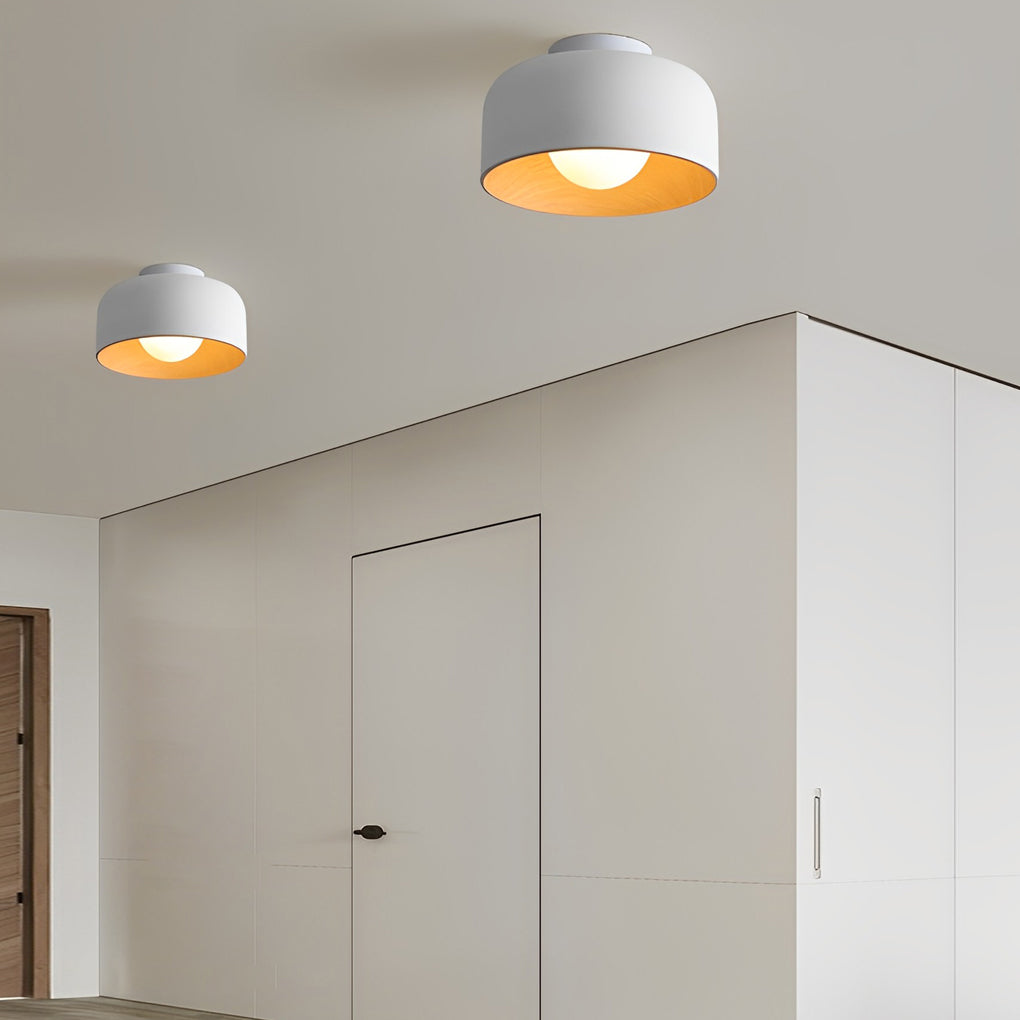 Minimalist Bowl-shaped LED Nordic Ceiling Light Flush Mount Lighting