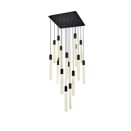 Weston 16-Light Pendant in Black