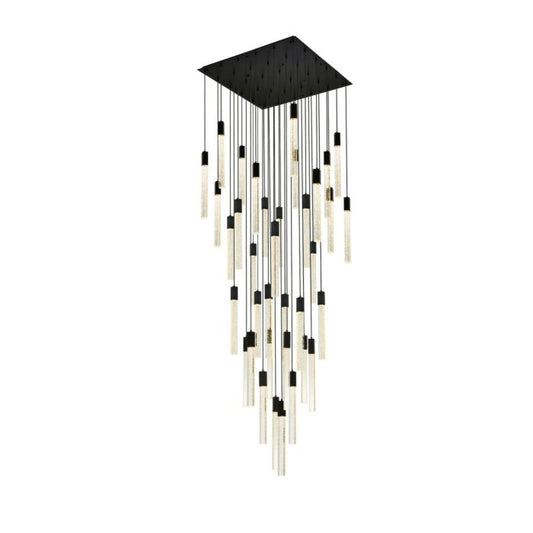 Weston 36-Light 3Pendant in Black