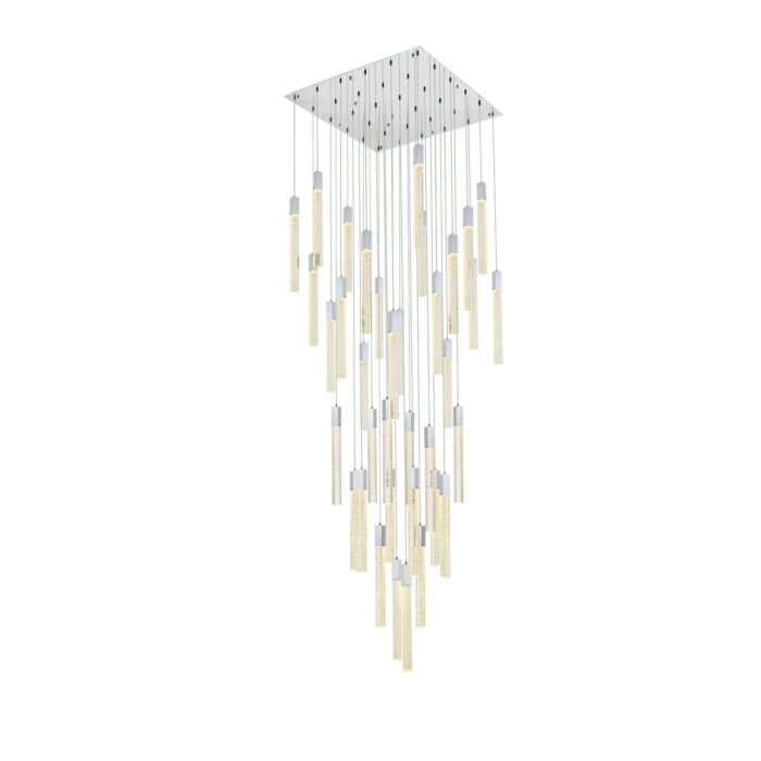 Weston 36-Light 3Pendant in Chrome