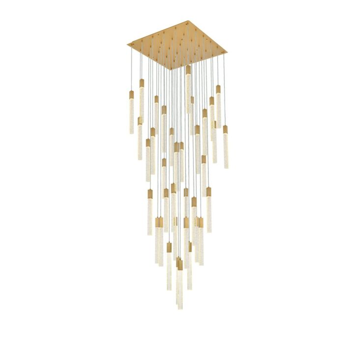 Weston 36-Light 3Pendant in Satin Gold