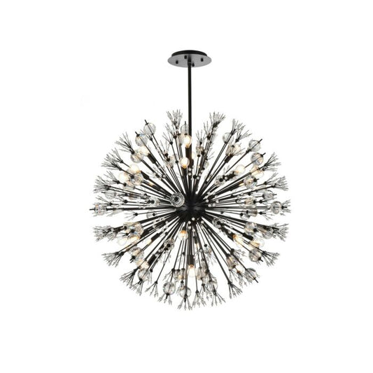 Vera 24-Light Pendant in Black