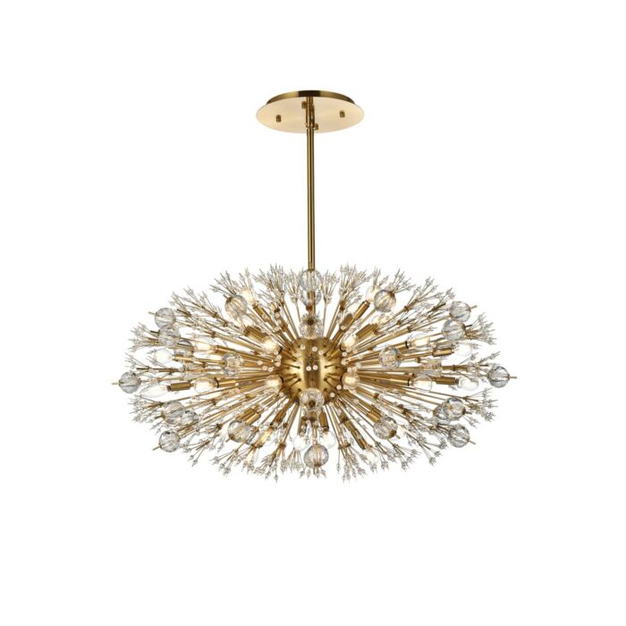 Vera 38-Light 3Pendant in Gold