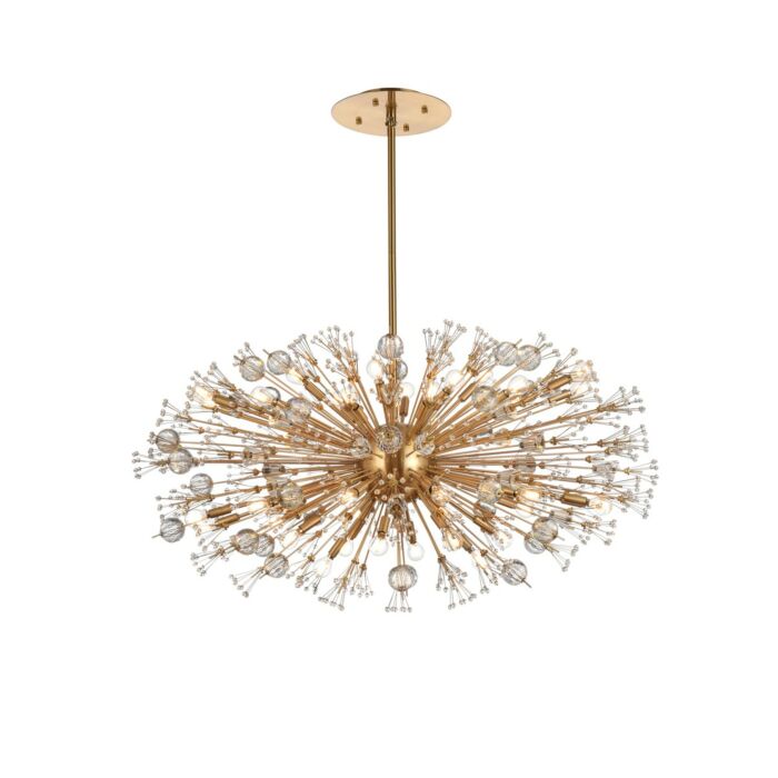 Vera 38-Light 3Pendant in Gold