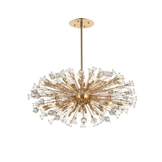 Vera 38-Light 3Pendant in Gold