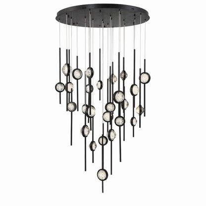 Barletta 26-Light LED Chandelier in Black