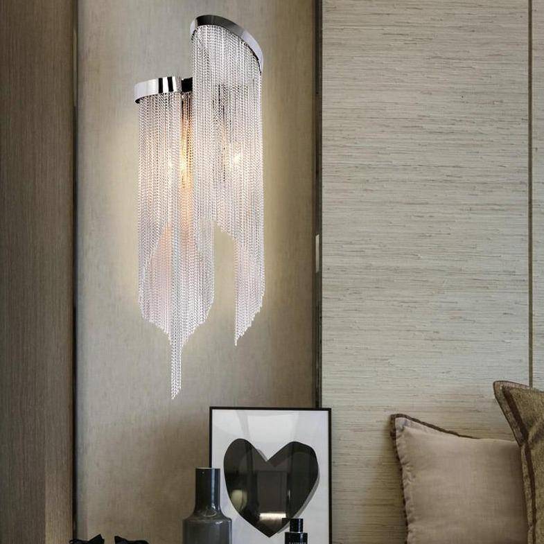 Cadena Chain Tassel Wall Sconce