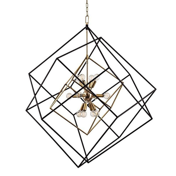 Pendant, 12-Light, Aged Brass, 34"W (1234-AGB 9ZAAX)