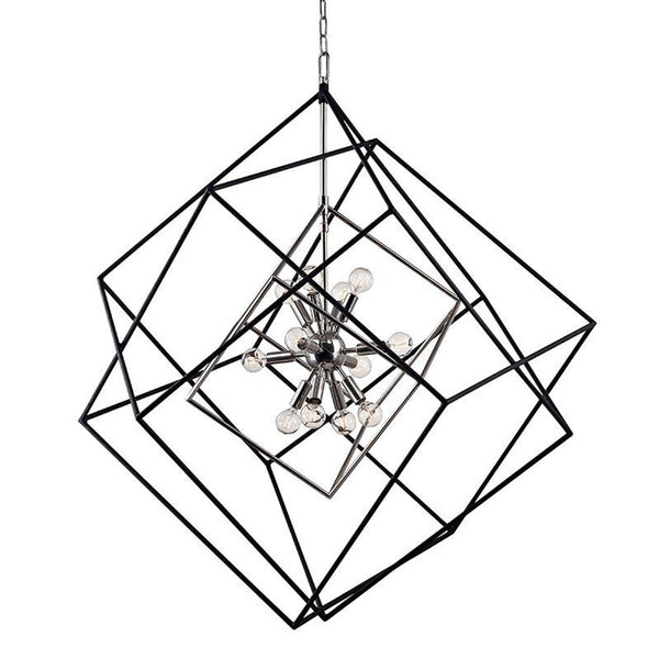 Pendant, 12-Light, Polished Nickel, 34"W (1234-PN 9ZAAY)