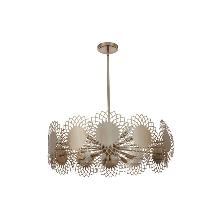 Kalco Helia� 32" Pendant in Brushed Champagne Gold