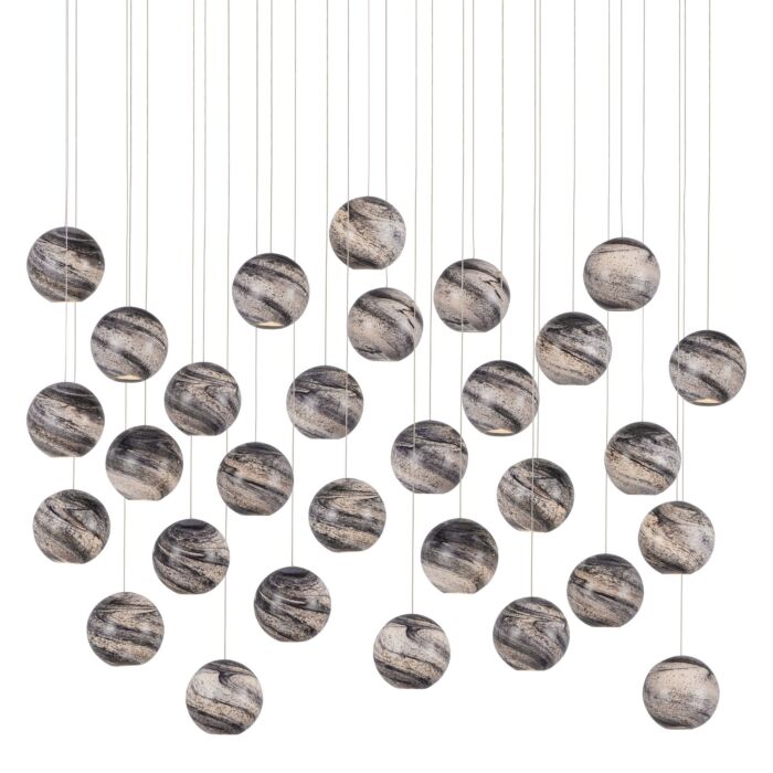 Palatino 30-Light Pendant in Earth with Speckles