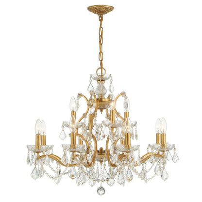 Filmore 12-Light Chandelier in Antique Gold