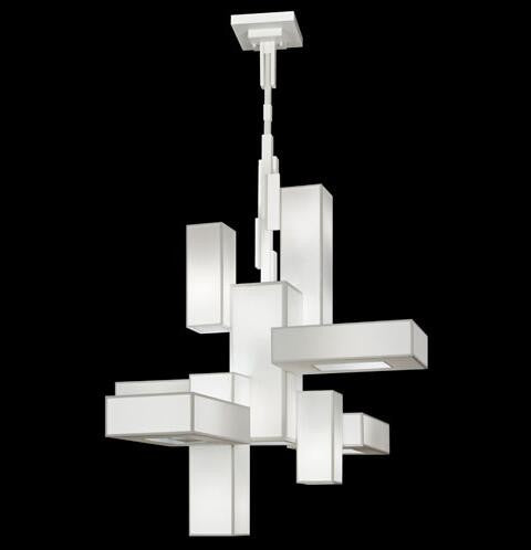 12-Light Chandelier in Studio White