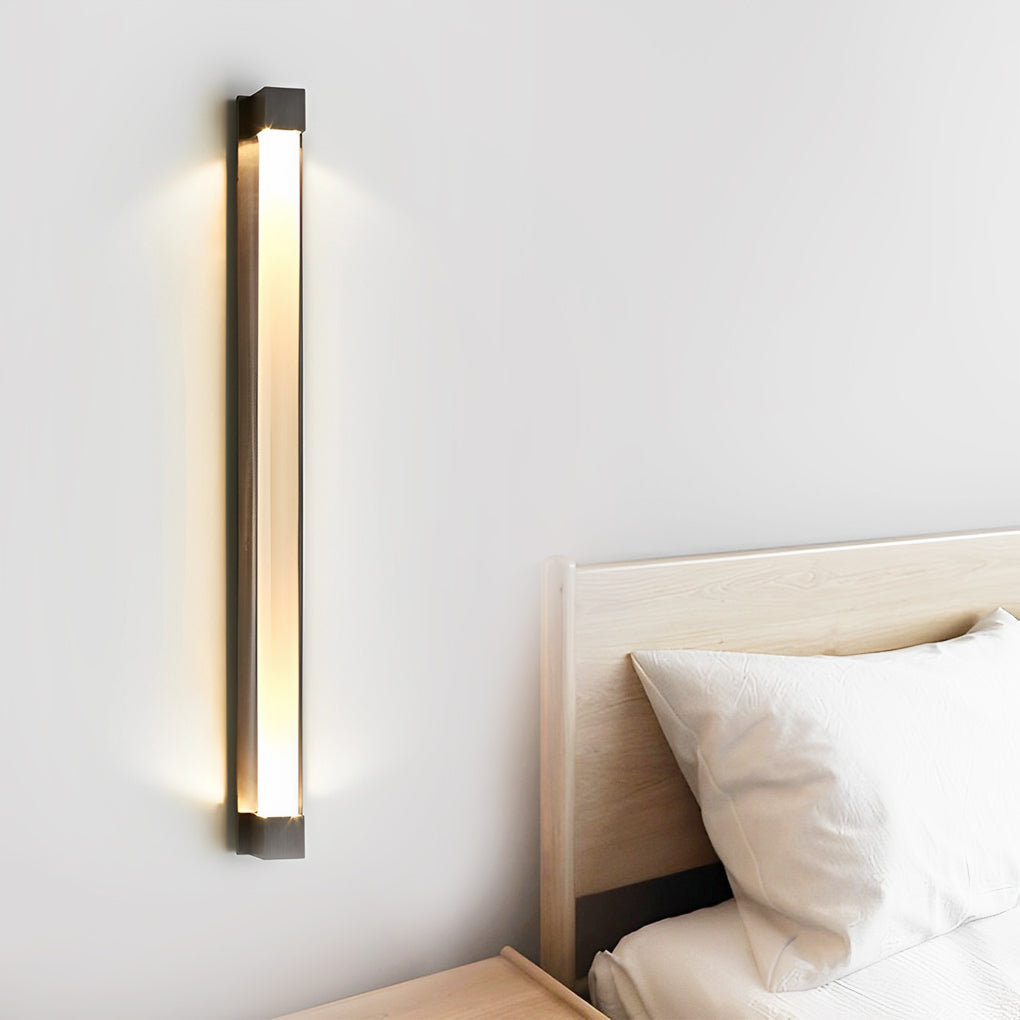 Minimalist Strip Crystal LED Postmodern Wall Lamp Wall Sconce Lighting