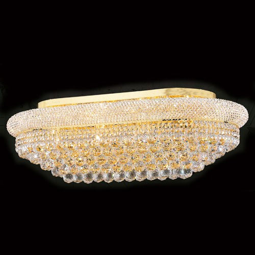 Corp Empire 18-Light Gold Finish with Clear-Crystals Ceiling-Light