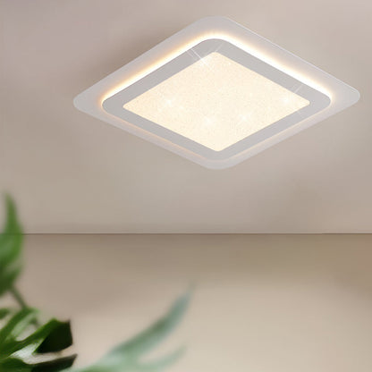 Minimalist Square Circular LED Stepless Dimming Modern Ceiling Lights